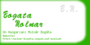 bogata molnar business card